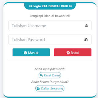 Register PGRI Kayong Utara - Persatuan Guru Republik Indonesia Cabang Kayong Utara